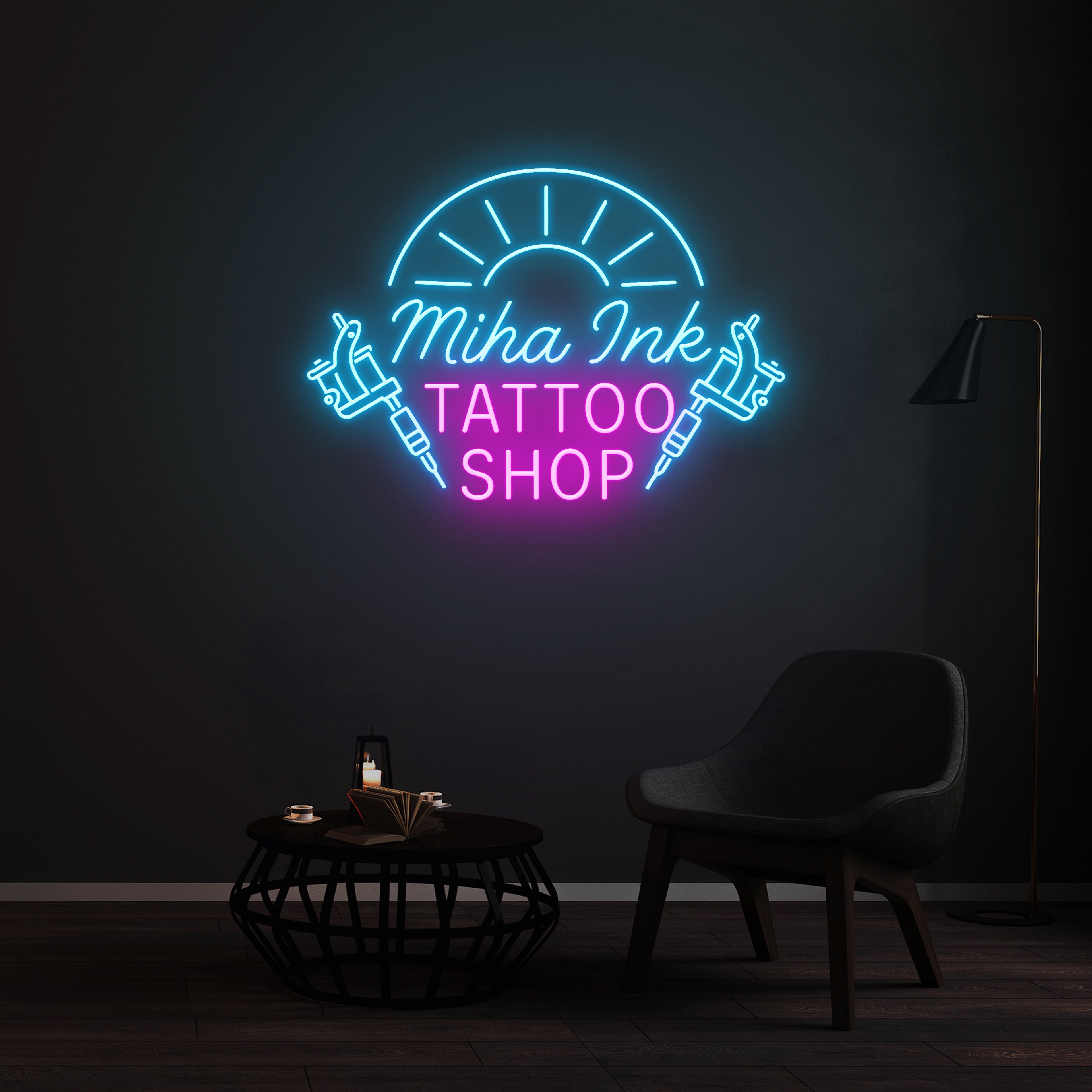 Enseigne LED Néon Personnalisée - Miha Ink