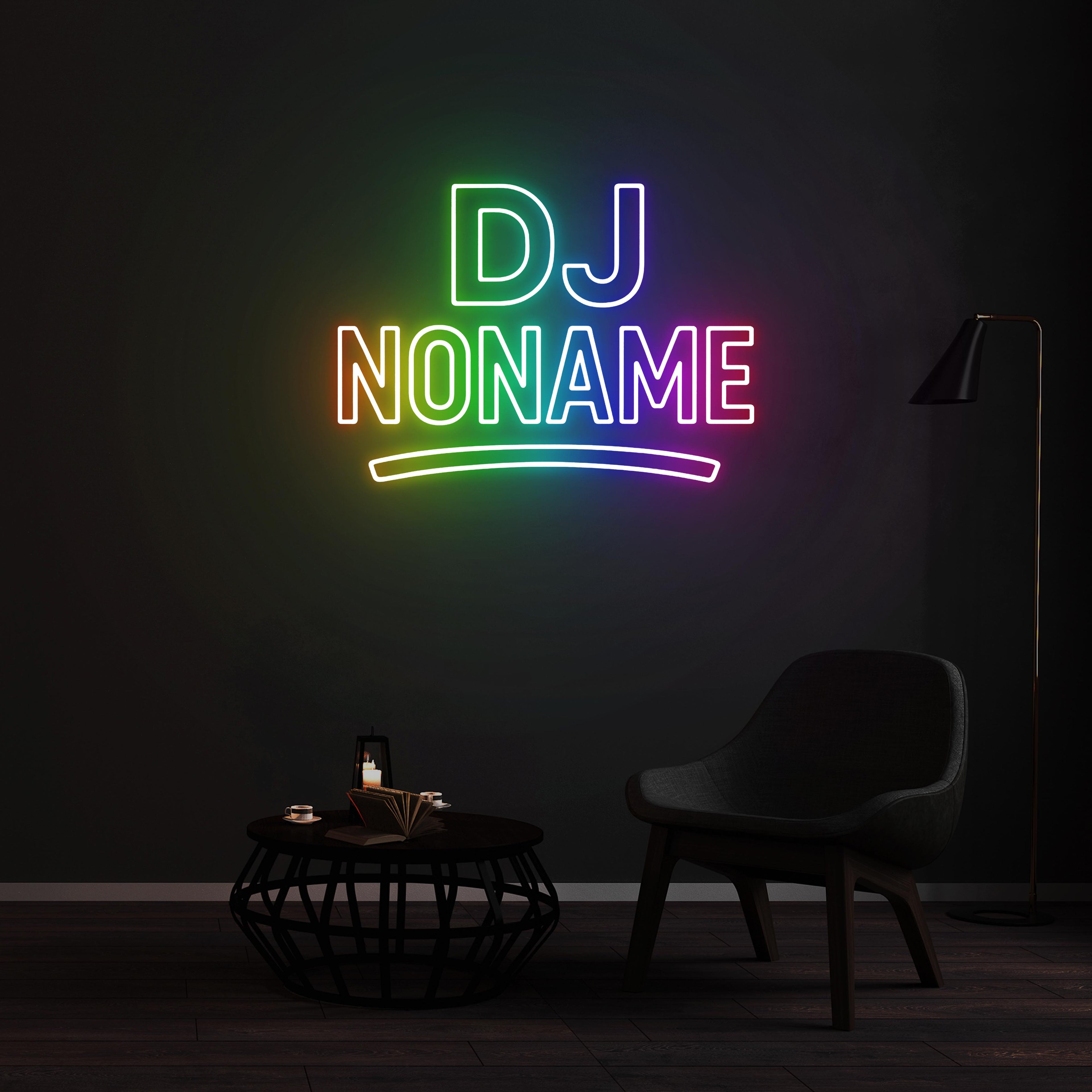 Enseigne LED Néon Personnalisée - DJ NONAME