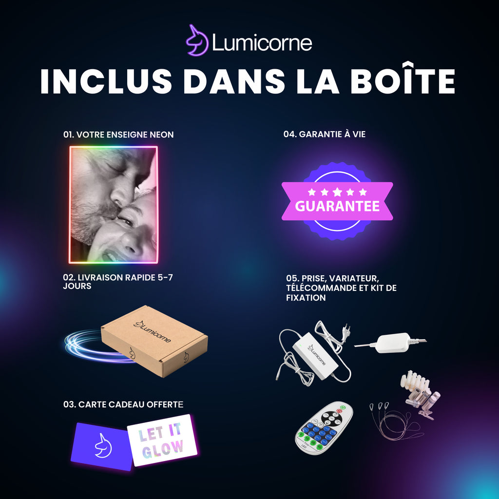 Néon Personnalisé pour Pascale