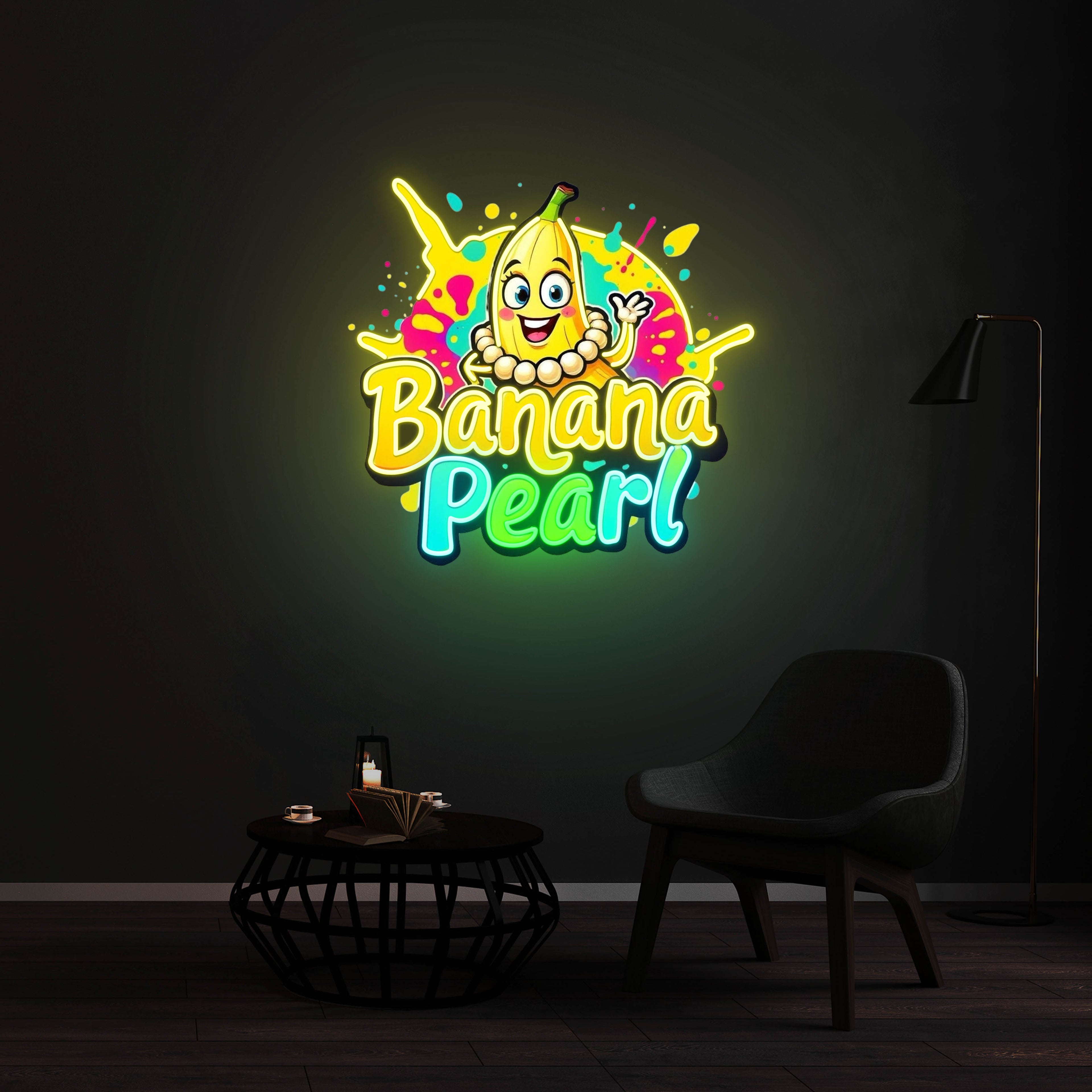 Enseigne LED Néon Personnalisée -  Banana Pearl
