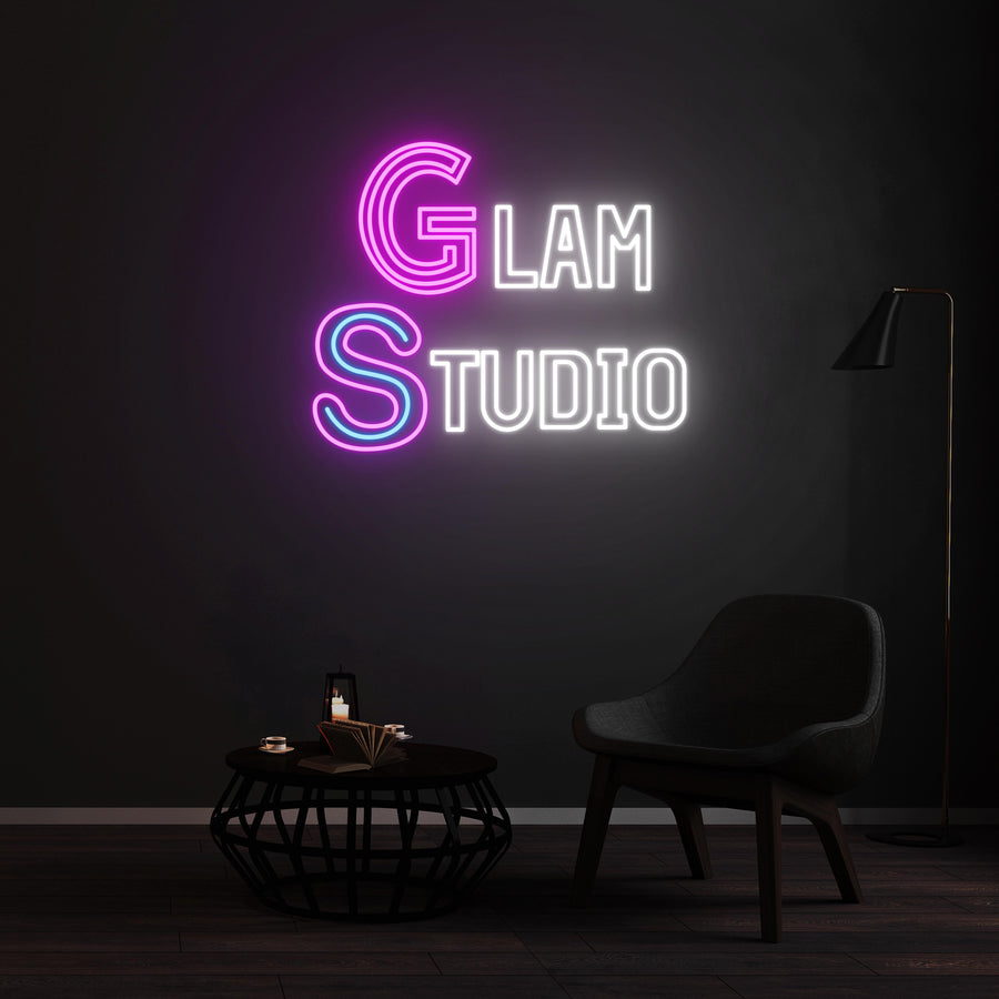 Enseigne LED Néon Personnalisée -  Glam Studio