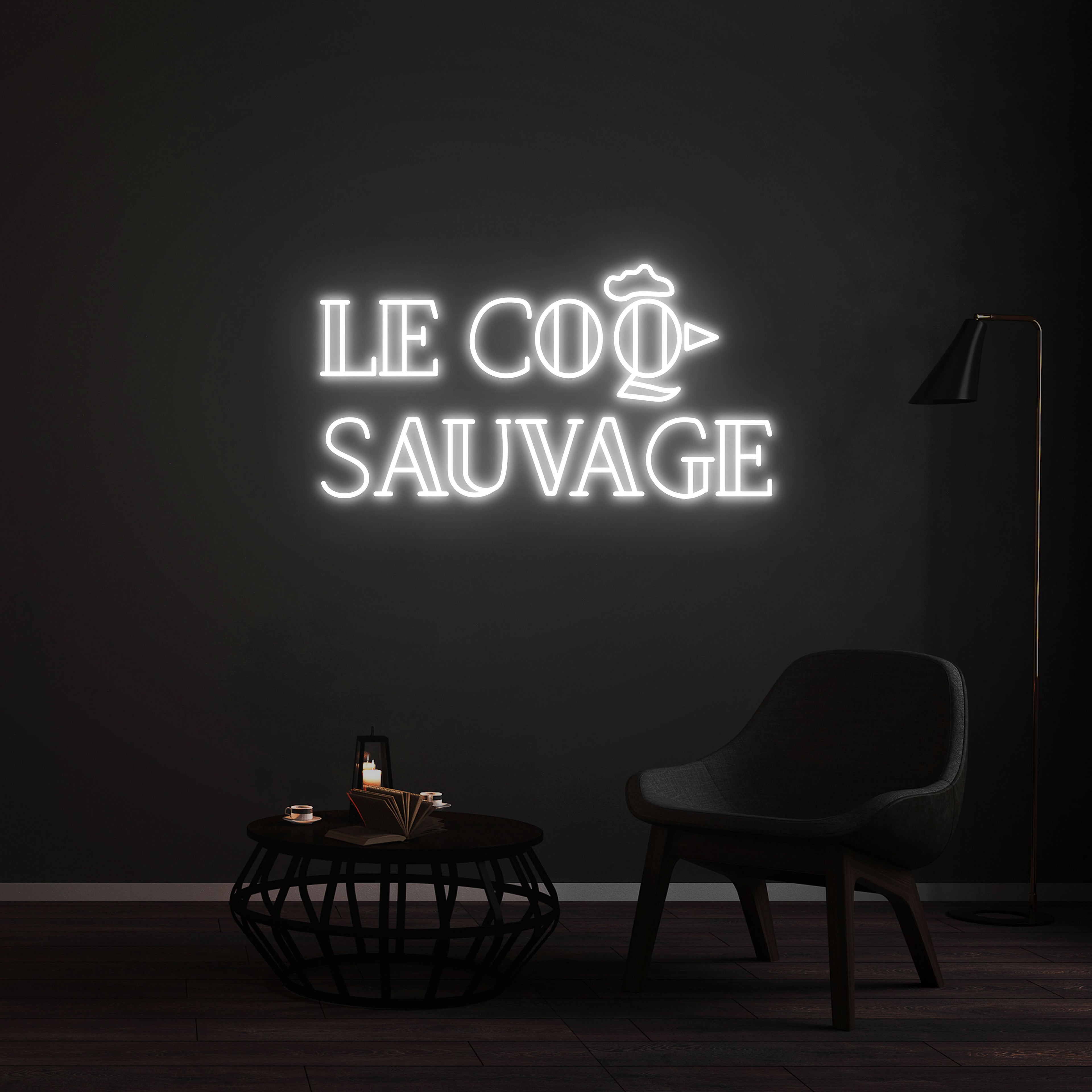 Néon Le Coq Sauvage