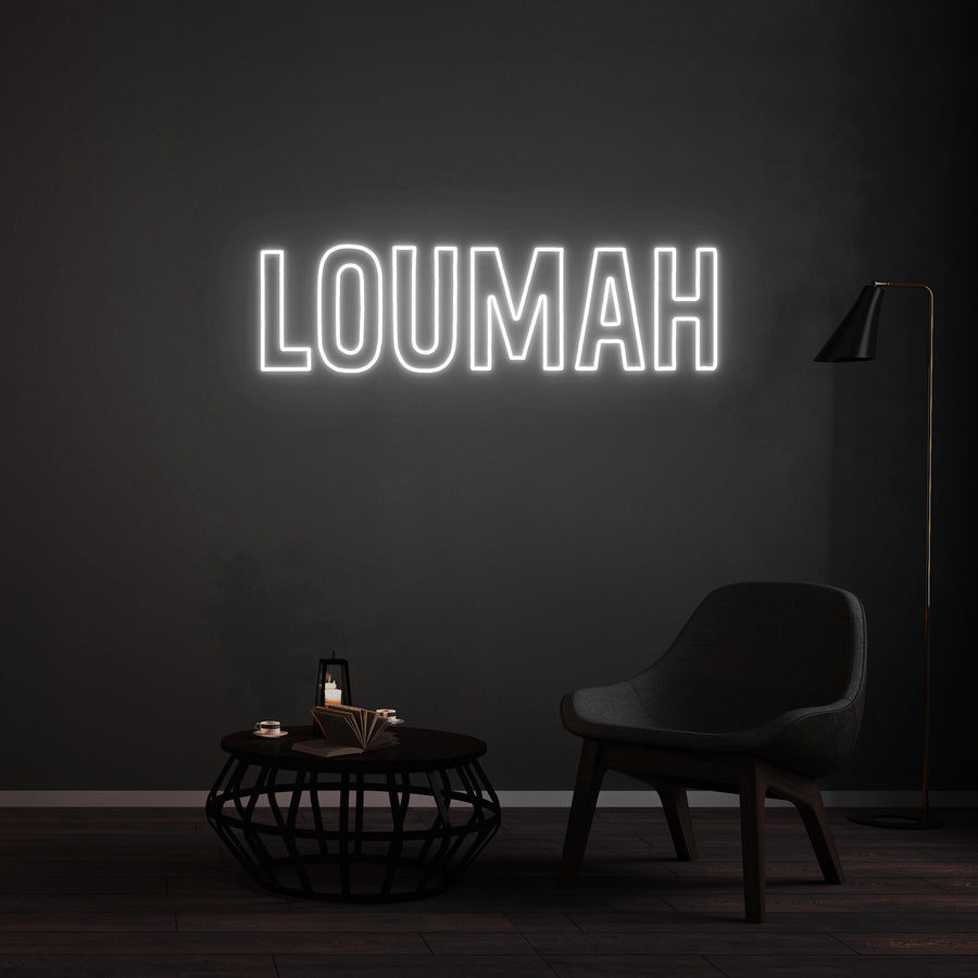 Enseigne LED Néon Personnalisée -  LOUMAH