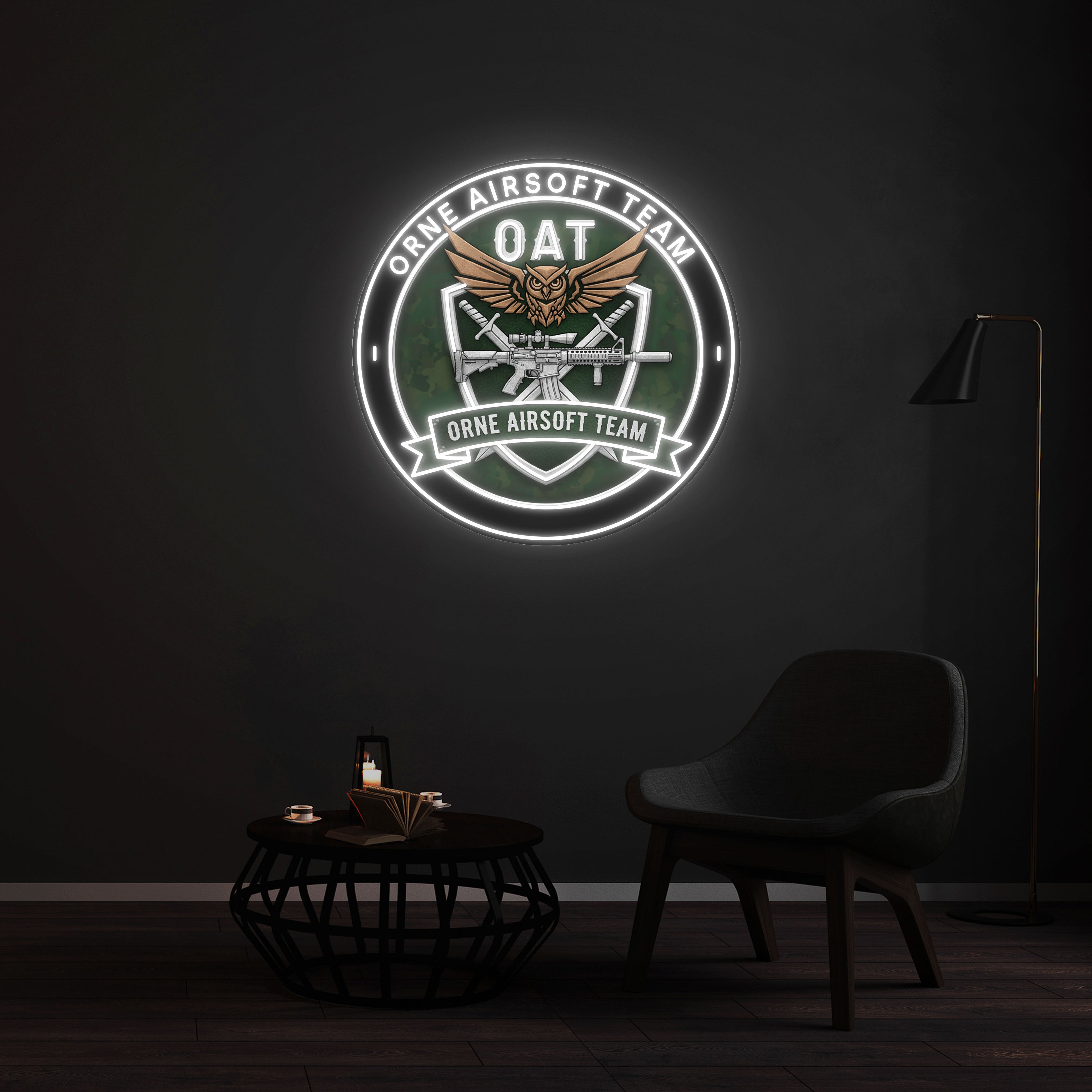Enseigne LED Néon Personnalisée - ORNE Airsoft Team