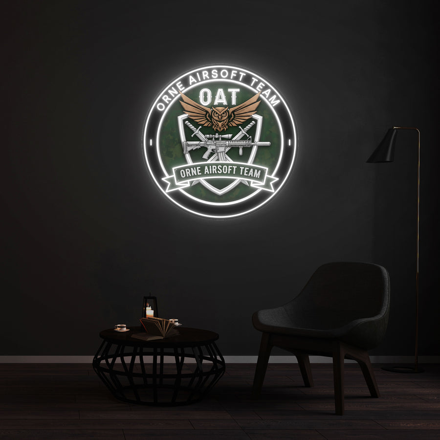 Enseigne LED Néon Personnalisée - ORNE Airsoft Team
