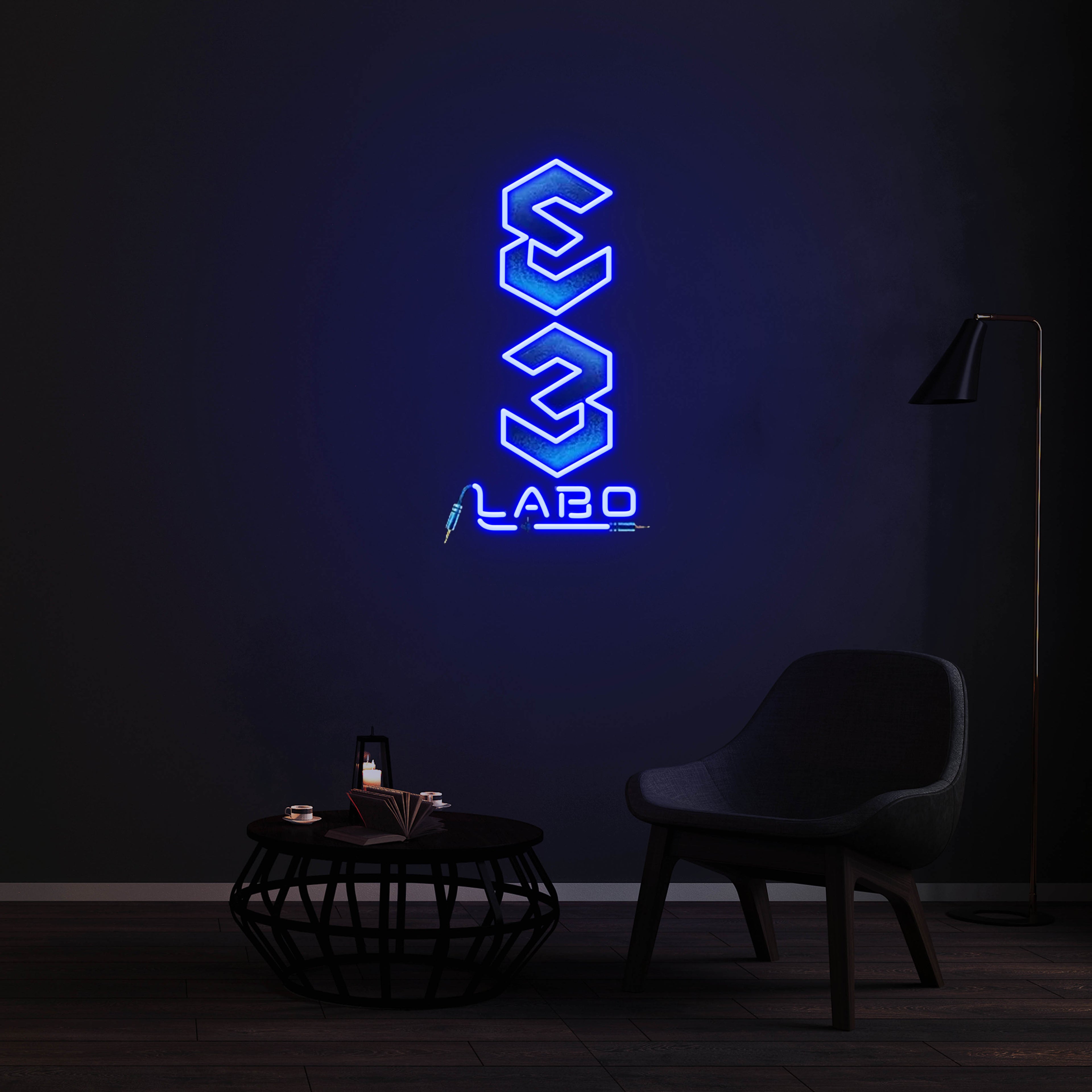 Enseigne LED Néon Personnalisée pour - 33 LABO
