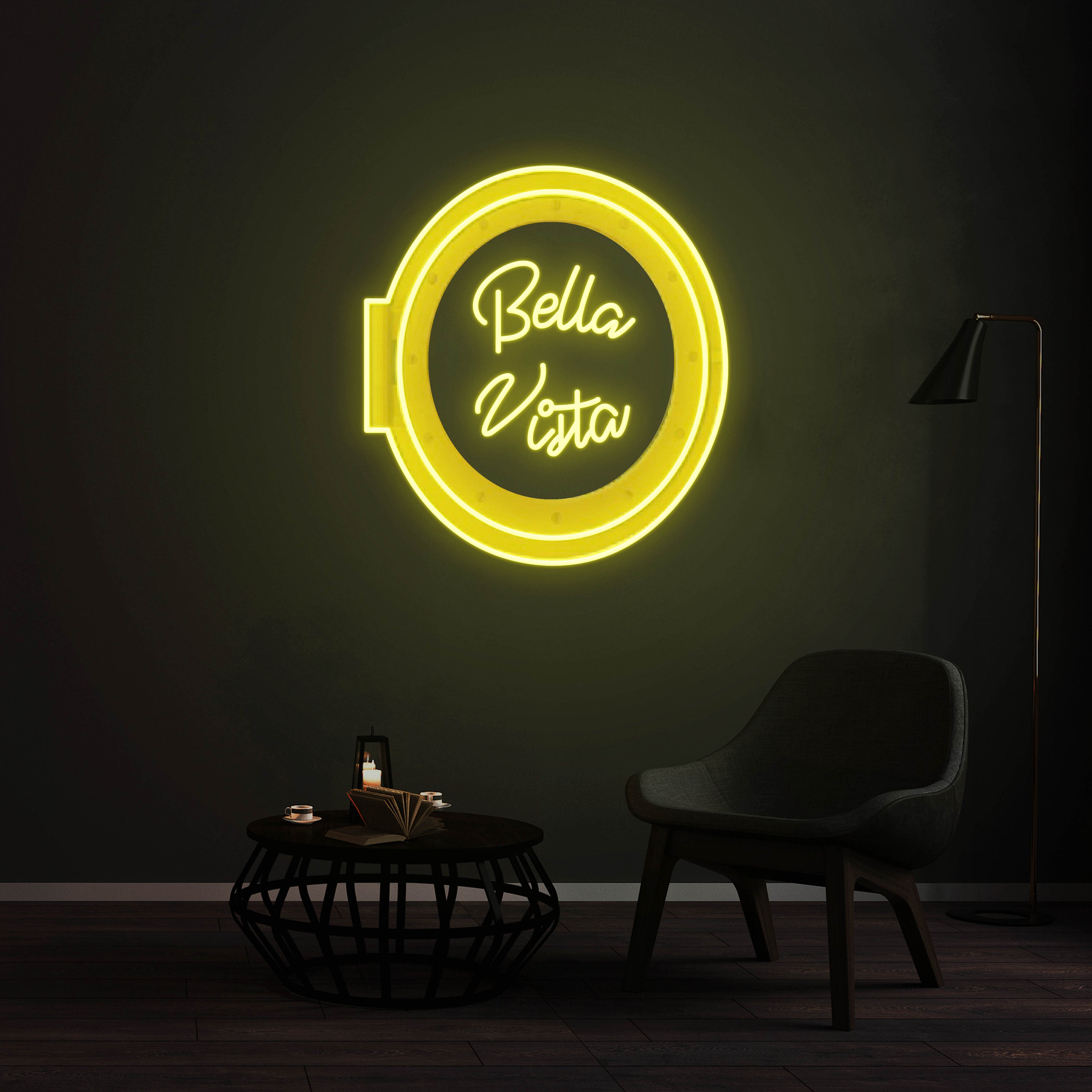 Enseigne LED Néon Personnalisée - Bella Vista