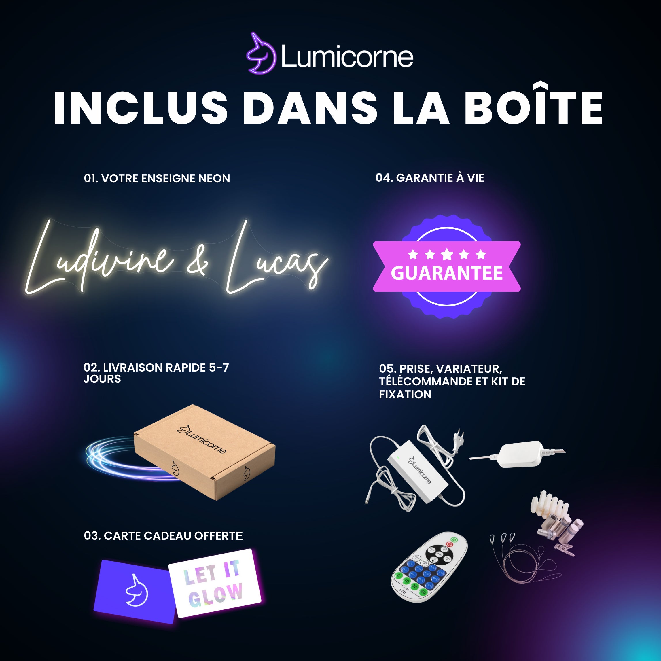 Néon Ludivine & Lucas