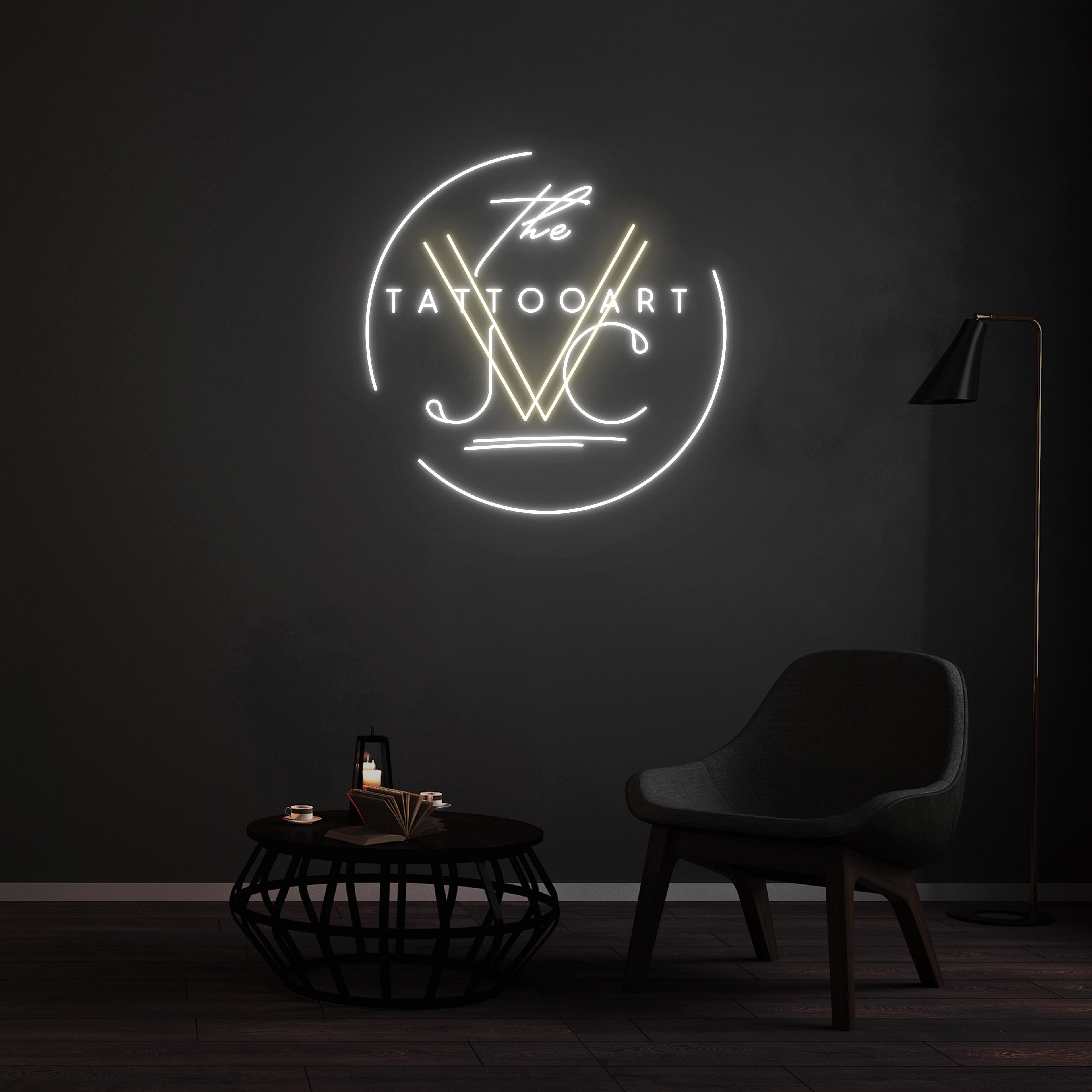 Enseigne LED Néon Personnalisée - The Tattoo Art