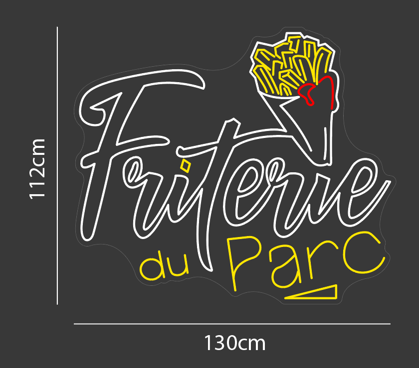 Néon Friterie du Parc