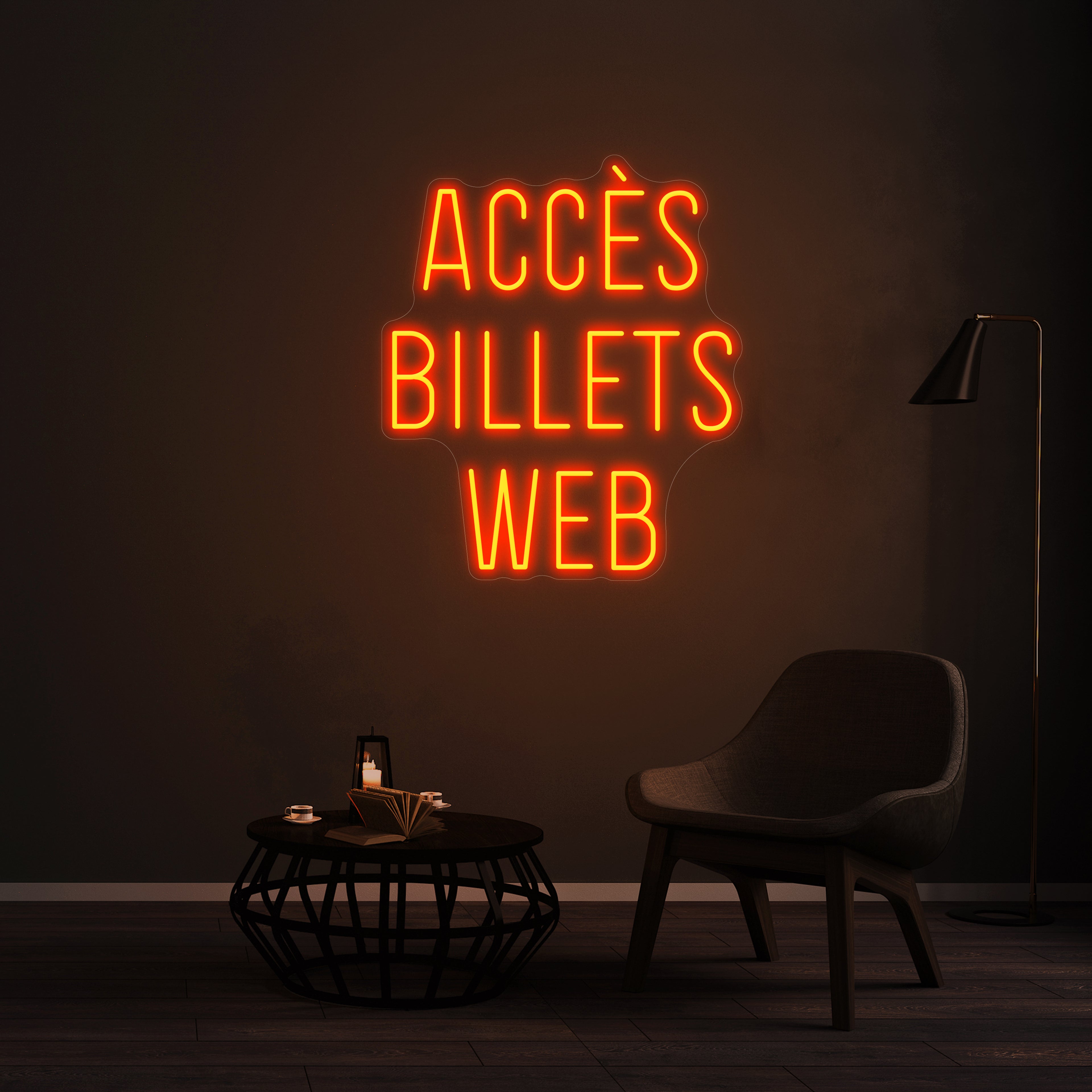 Néon ACCÈS BILLETS WEB