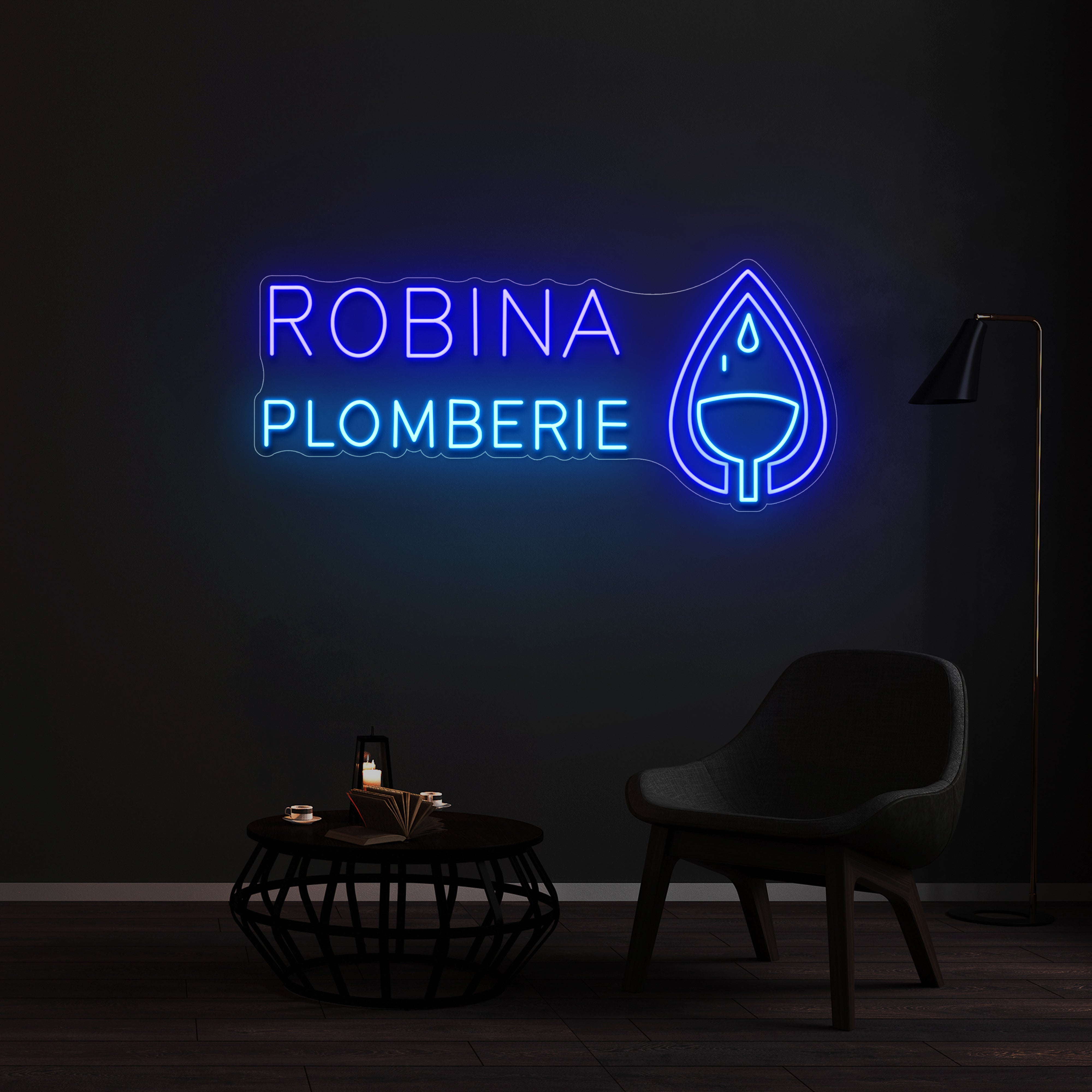 Néon Custom ROBINA PLOMBERIE