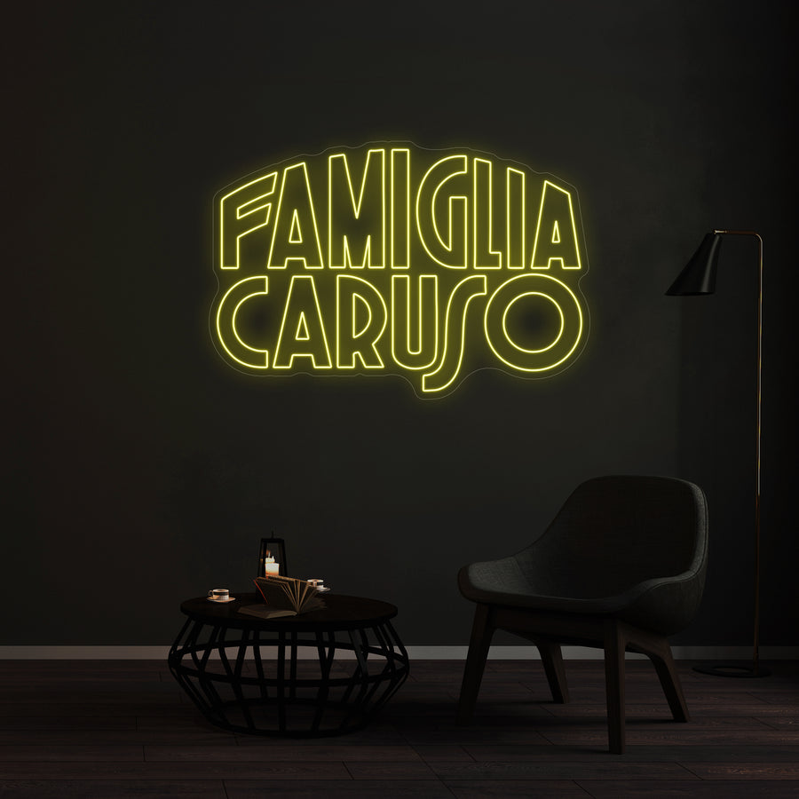 Néon FAMIGLIA CARUSO